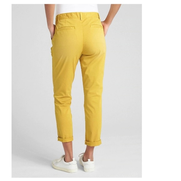 NWT Gap Girlfriend Chinos 6 Black c770 - Picture 2 of 4